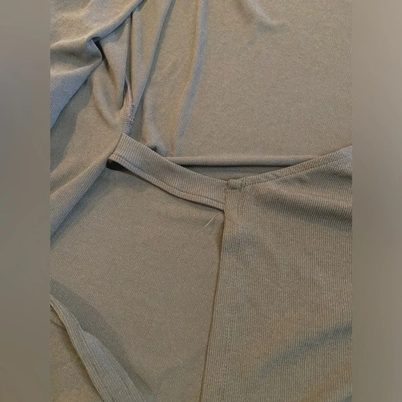 H&M Plus Sized Brown Wrap Dress Mini Long Sleeve Size 4XL NWT - Picture 6 of 12